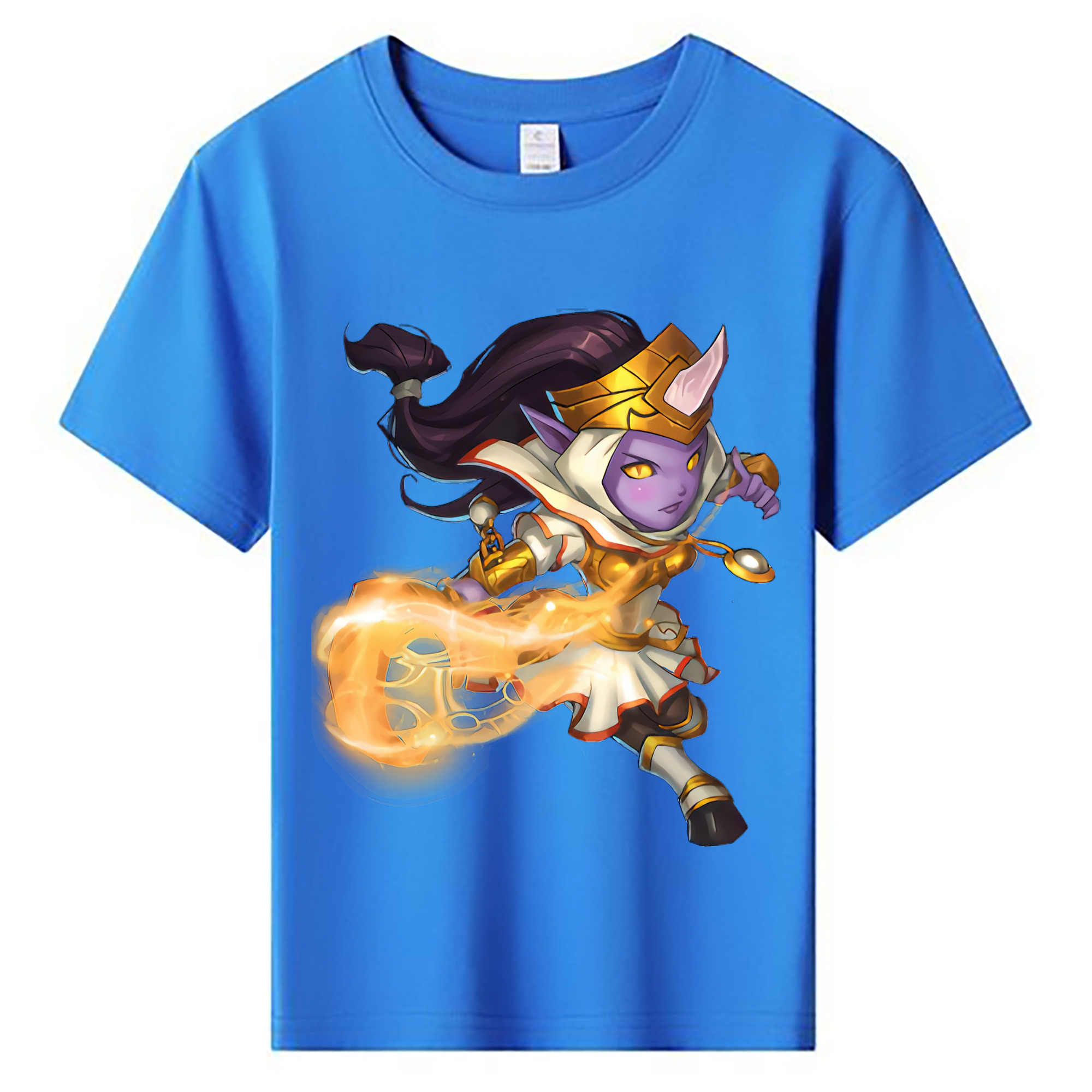 （画像用） リーグ・オブ・レジェンド League of Legends LOL 綿100％キッズTシャツ（フロントプリント）